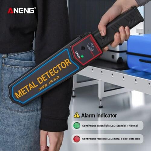 ANENG MD-303B Metal Detector Portable Metal Finder Professional Security Detector High Sensitivity Safety Inspection Tool