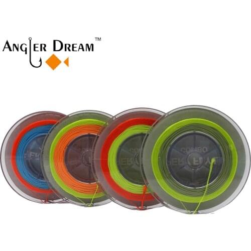 Angler Dream Fly Fishing Line Floating Fly Line Combo with Tapered Leader and Backing & Machined Knots