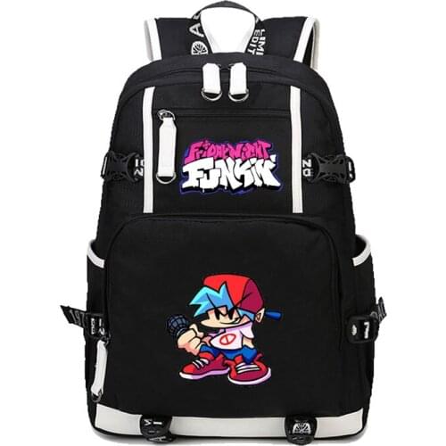 Anime Friday Night Funkin Backpack School Bags Bookbag Satchel Work Bag women men Laptop Travel Shoulder Bags
