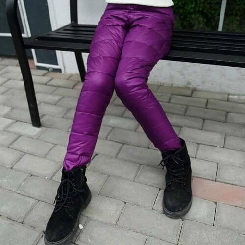 Hot Sale Baby Girls Pants 2020 High Quality Cotton Korean Casual Thick Pants Children Autumn Winter Trousers Purple/Black Color