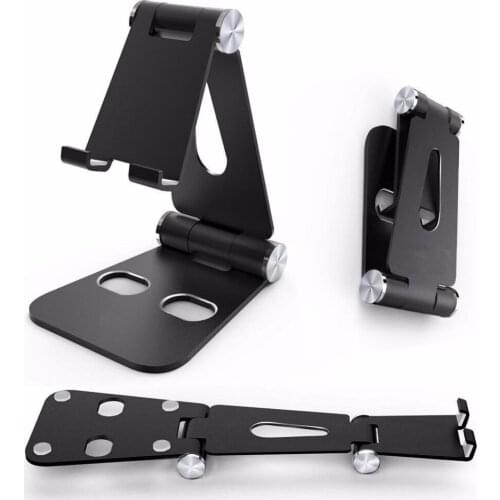 Foldable Aluminium Alloy Desk Table Tablet Phone Stands Holder For BlackBerry KEY2,For Asus ROG Phone,For Lenovo Z5