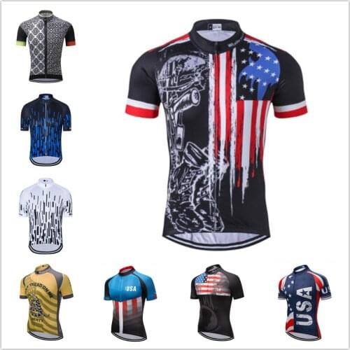 Camiseta de ciclismo transpirable para hombre y mujer, ropa de ciclismo con estampado de gato de dibujos animados blancos, antid