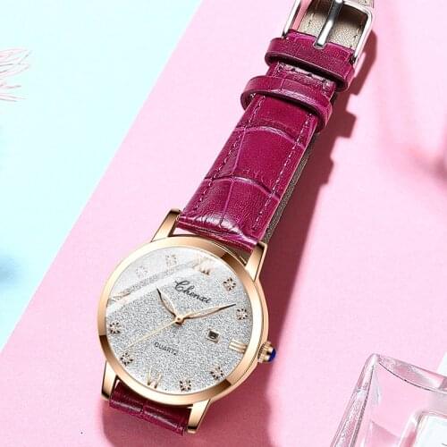 Starry Sky Watches For Women Casual Fashion Elegant Woman Watch Date Waterproof Genuine Leather Watch Women 2021 Relojes Mujeres