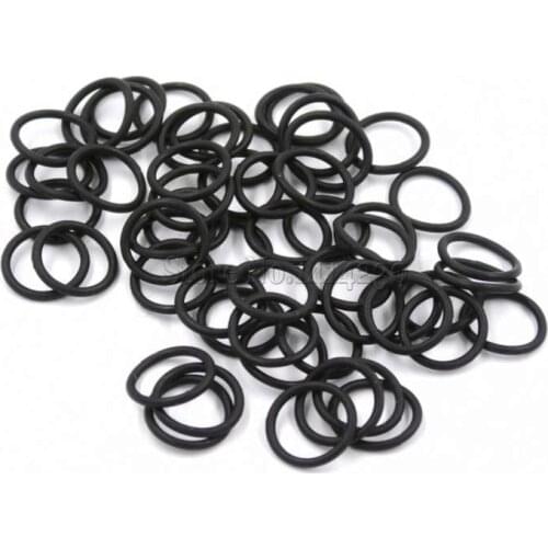 100Pcs Black "O" Type Sealing Rubber Ring Gaskets 9.5 *1 MM