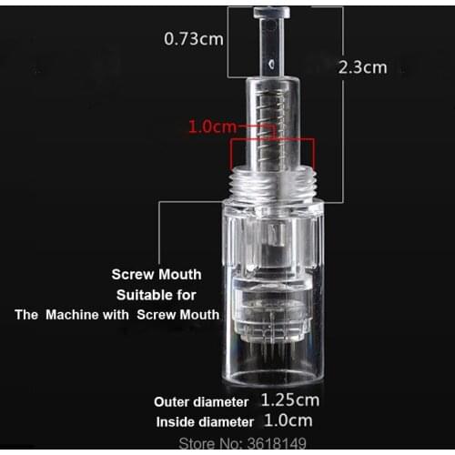 30pcs Tattoo Cartridge Needles 1/3/5/7/9/12/36/42 Pin Electric Microneedles Derma Pen PMU MTS Screw Nano MYM Needles Tip