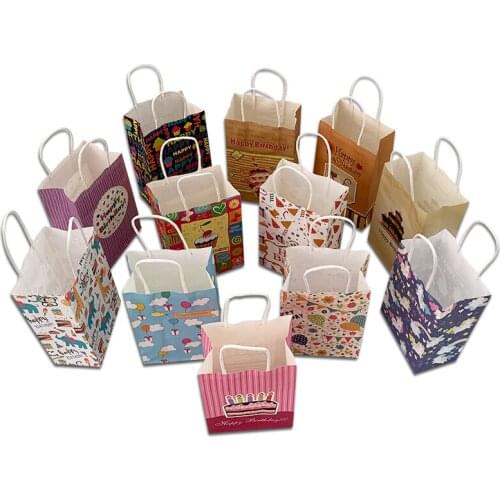 40pc/lot 21X13X8cm, New Elegant kraft paper bag, Paper shopping pencil bag, wholesale price,Birthday gift bag