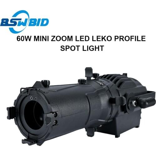 60W/80W/120W mini Zoom led leko profile Spotlight KTV Bar Background Spot Lighting Led Ellipsoidal Spot Light