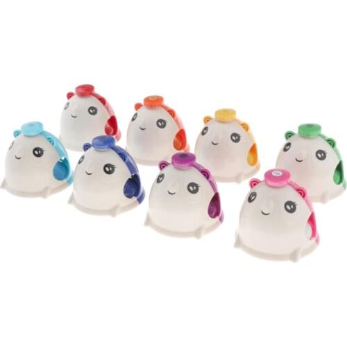 8 Tone Steel Hand Bell Colorful Cute Mouse Shape for Kids Birthday Gift