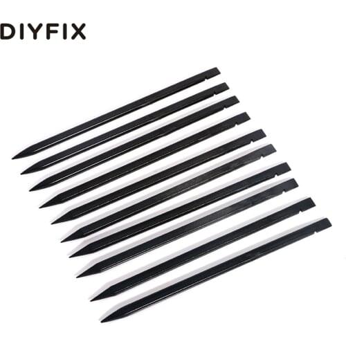 DIYFIX 10Pcs Anti Static Plastic Spudger Nylon Stick Pry Opening Tool for iPhone iPad Samsung Smartphone Repair Hand Tools Set