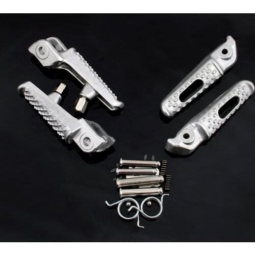 Areyourshop for Honda CBR600RR 2003-2012 CBR1000RR 2004-2012 Front Rear Bracket Footrest Footpeg Left Right Motorcycle Pegs