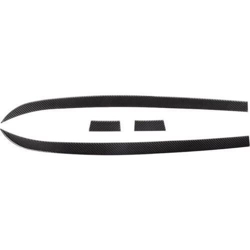 Carbon Fiber Car Front Bumper Front Shovel Trim Decoration Stickers for Chevrolet Camaro 2012 2013 2014 2015 Accessories