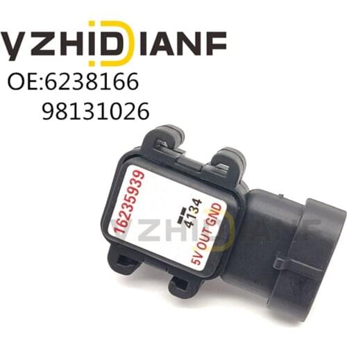 5x 6238166 98131026 97180655 MAP Pressure Sensor For Vauxh-all Ope-l Astr-a Comb-o II Cors-a III C 1.7 DI DTI 1247049 16235939