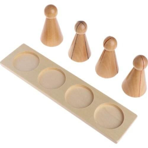 Montessori Material Wooden Score Doll Kid Educational Toy For Preschool Learning