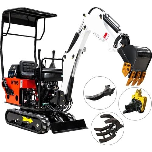 XINIU 0.8 Ton 800KG CE EPA Backhoe Hydraulic Crawler Mini Excavator