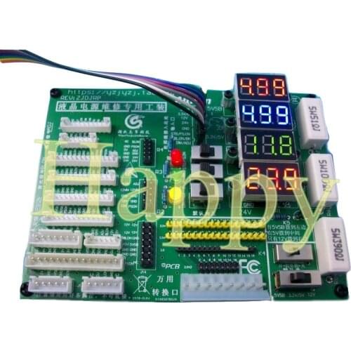 LCD TV motherboard analog controller power plate detection tool maintenance power-supply special tooling with digital display