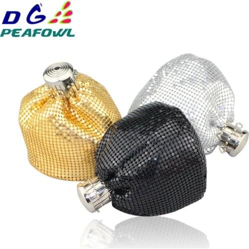 NEWBAG Mini Fashion Aluminum Day Clutches Women Casual Coin Purse messenger wallet Evening Party bag Clutch bag