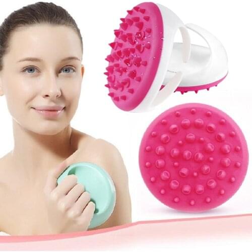New Handheld Bath Shower Anti Cellulite Full Body Massage Brush Slimming Beauty Face skincare Tools Face Lift Tool Massage Brush