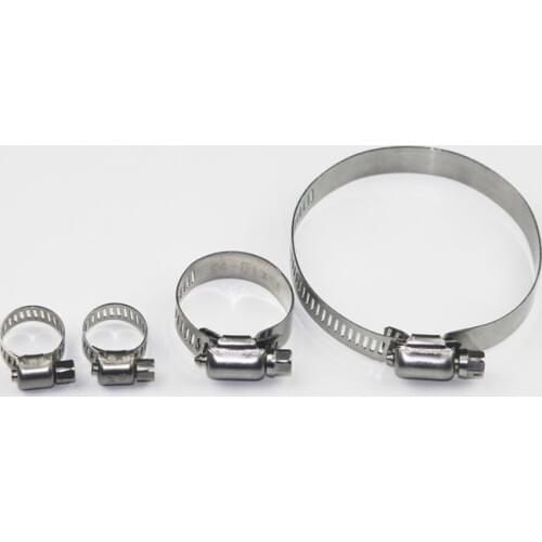 Stainless steel hoop All steel clip Water pipe hoop Fixed pipe clamp Professional parts