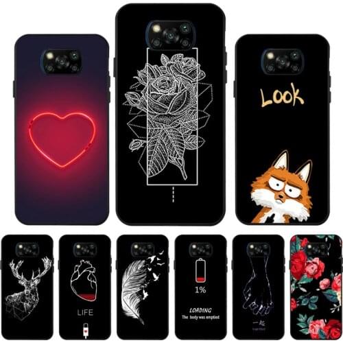 Painted Case For Xiaomi Poco F3 Case Luxury Silicon Phone Fundas Poco X3 Pro X3 NFC M3 F2 Pro Pocophone F1 X3Pro PocoF3 Covers