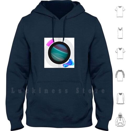 Orbit Hoodie Long Sleeve Shanty Studio Shanty Studios Shantystudios Shantystudiosllc Graphic Design Vaporwave Album