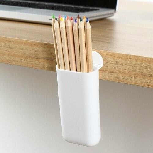Angle Adjustable Pencil Storage Box Office Wall-hanging Pens Gadgets Organizer Holder Desktop Hanging Container Case Jewelry Box