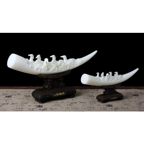 Modern Simple Simulated Ivory Bamatu Art Living Room Point Home Craft Jewelry Marriage Gifts decoration Wholesale Factory