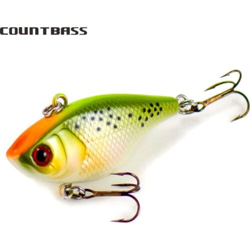40mm 4.6g Countbass Vibration Wobblers Hard Baits Lipless Crankbaits Sinking Anglers Fishing Lures for Freshwater