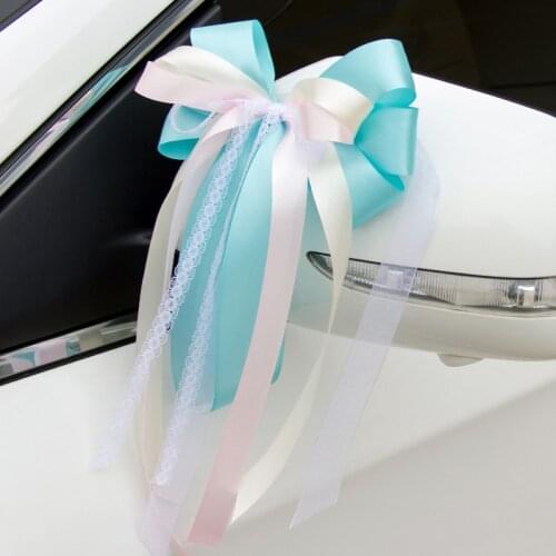 Новогодние товары White Wedding Car Decoration Door Handle China At AliExpress