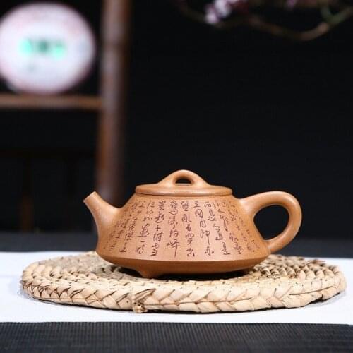 Yixing are recommended by Xu Zhixin all hand stone gourd ladle ceramic tea-pot travel tea set gift custom wholesale