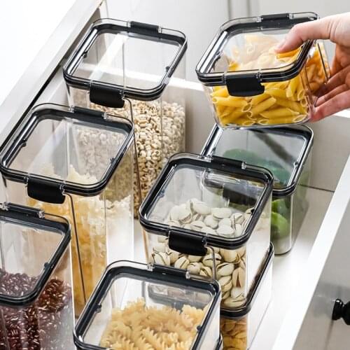 Grain storage box Sealed tank Food grade plastic bean storage tank cereal dispenser containers storage