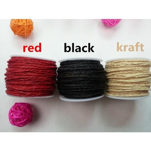 1pcs/lot-500m/pcs 17colors choices Twisted paper rope Hand DIY braided rope. Baking packing tape Gift box of the rope