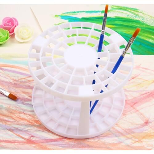 49 Holes Detachable Plastic Pen Markers Colored Pencils Paint Brushes Holder Storage Stand Rack Organizer for School Home Travel