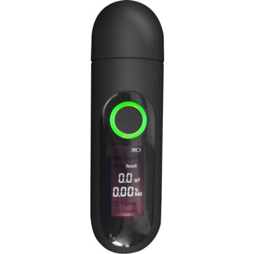 Professional-Grade Accuracy Breath Alcohol Tester, USB Rechargeable Portable Breath Alcohol Tester with Backlight LCD Display