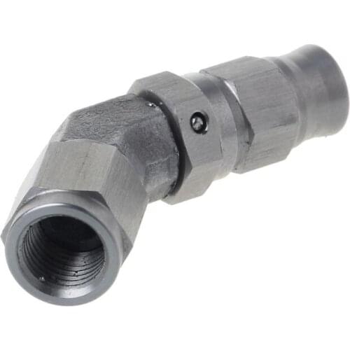 AN -3 AN3 JIC 45 Degree Stainless Steel PTFE Custom Brake Hose Fitting