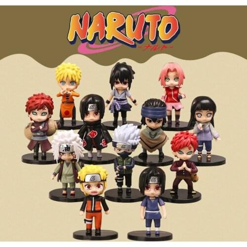 NARUTO Hokage Q-Version Naruto Gaara Sasuke Sakura Boruto Hinata Kakashi Jiraiya Model Anime Figures Favorites Collect Ornaments