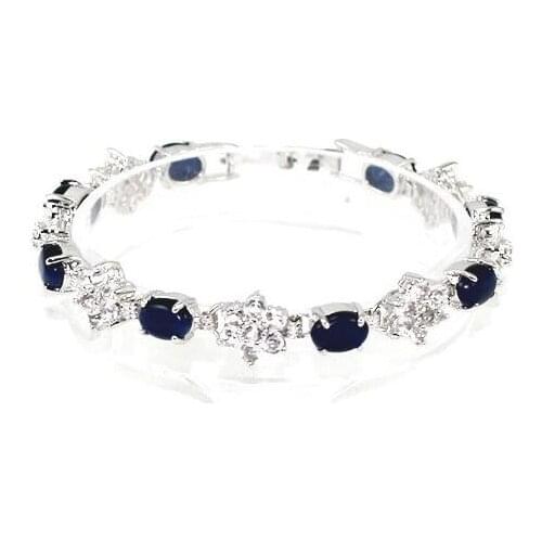 Free Shipping 6 X 8MM Blue / Black / Red / Pink / / Cat Stone Eyes Bracelet >>> women jewerly Free shipping