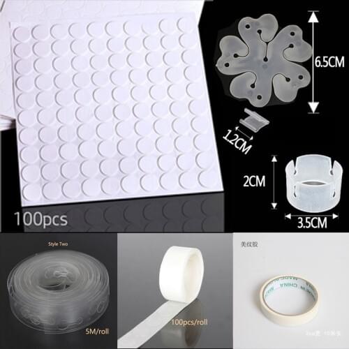 Balloon Accessories 5M Balloon Chain tape clip Party Wedding Birthday Background Decoration Accessories Arch Balloon supplies