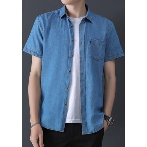 Мужские джинсовые рубашки DIANRUO China At AliExpress