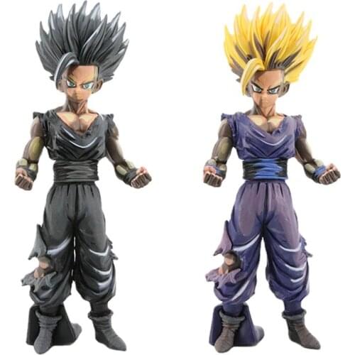Dragon Ball Son Goku Anime Action Figure Chocolate Gohan Monkey King Comic Version Standing Decor Toy Model Gift Xmas Halloween