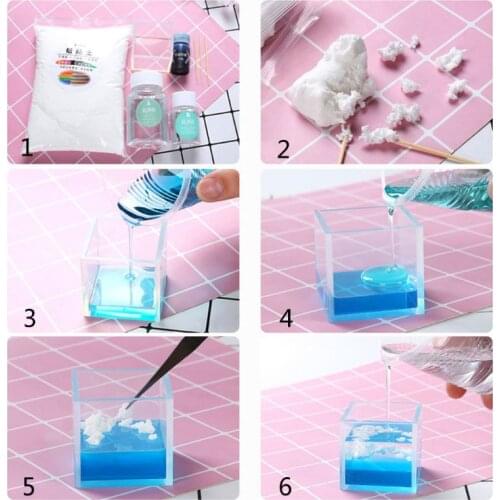 80g White Clouds Resin Jewelry Fillings Clouds Roll Mud Jewelry Making Fillers