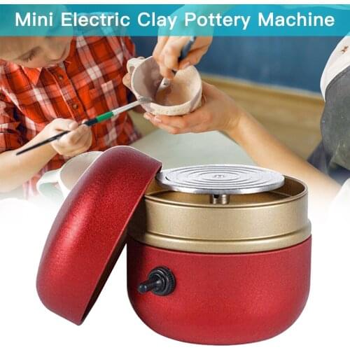 Ceramic Machine Electric Pottery Machine Electric Pottery Wheel Ceramic Machine Pottery DIY Machine Stepless Speed Regulation