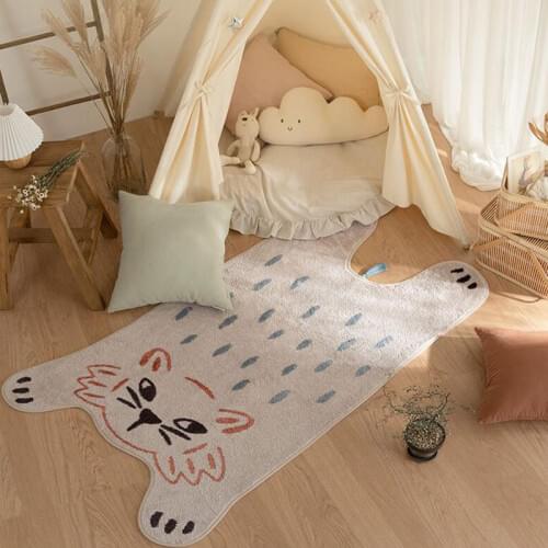 Cartoon Animals Series Carpet Child Play Area Rugs Cute Tiger skin 3D Printing Carpets for Kids Bedroom Game Rug Home Floor Mats