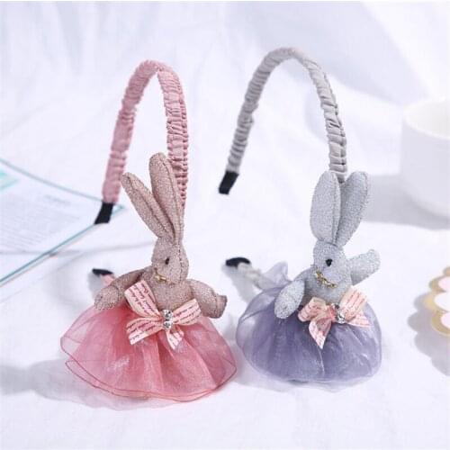 Cute Cartoon Rabbit Hairband For children Girls hair head bands hoops Accessories Exquisite Princess Headband Headwear headdress