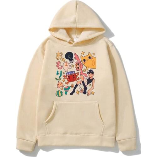 Fashion Trend Cool Graffiti Style Funny Game Omori Hoodies Men Women Harajuku Cartoon Winter Long Sleeve Casual Sweatshirt Top