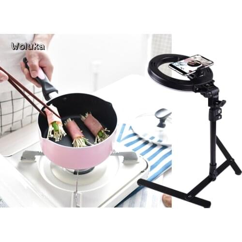 Mobile desktop stand With ring light Video Live Drawing Calligraphy Network class Video remake frame T18