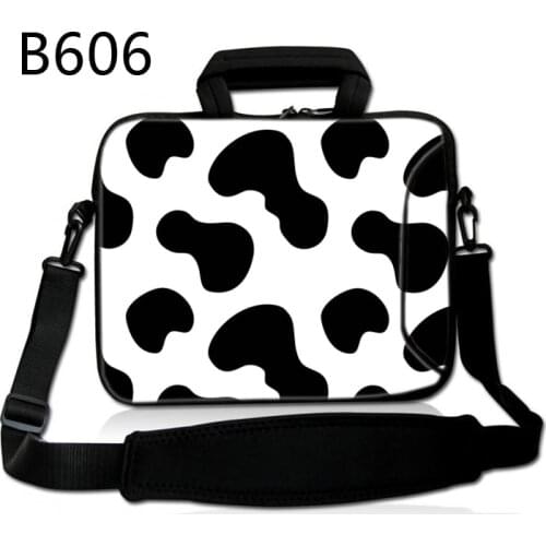 Cow Stripes Laptop Messenger Bag Handbag, Laptop Case 13",14",15",15.6",For MacBook Air Pro, Wholesale Free Drop Shipping