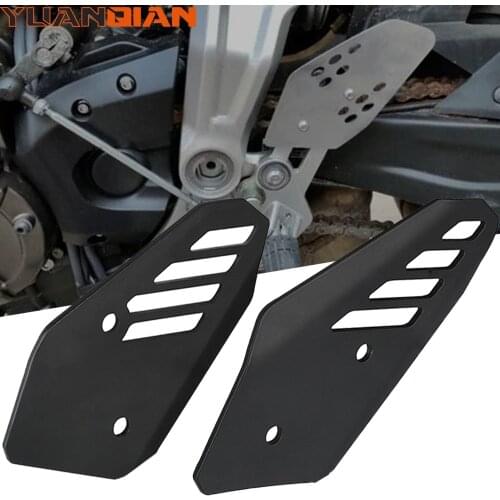For YAMAHA TRACER 7 GT 2020 2021 Motorcycle Baffle Decorative Board Footpeg Footrest Rear set Heel Plates Guard Protector Cover
