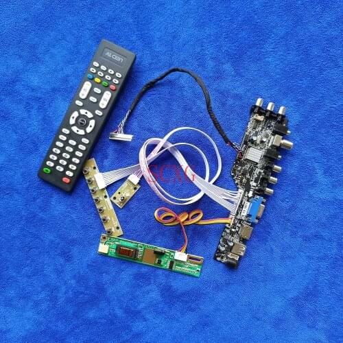 Controller Board Digital DVB 30Pin LVDS 1280*800 KIT AV VGA USB HDMI-compatible For LP141WX3-TLA1/TLB1/TLN1/TLP1/TLQ1/TLR1 1CCFL