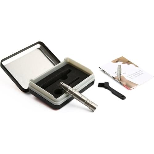 Portable Ear Nose Hair Trimmer Manual Stainless Steel Removal Men Shaving Razor Rotatable Manual Shaver