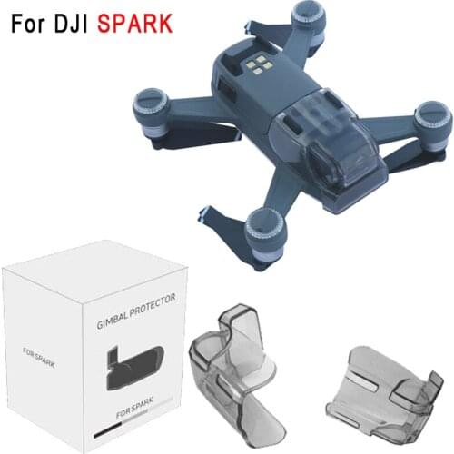 BRDRC Gimbal Transparent Cover Camera Lens Guard Protector Case For DJI Spark Drone Front 3D Sensor System Screen Anti-dust Cap